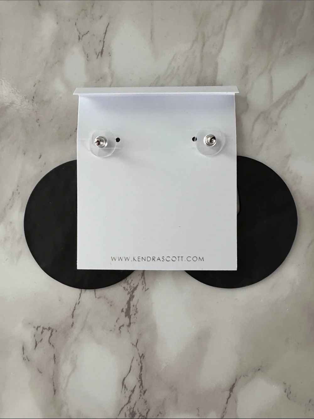 NWOT Kendra Scott Diane Large Disc Earrings - Picture 3 of 7